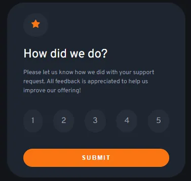 Interactive rating component project